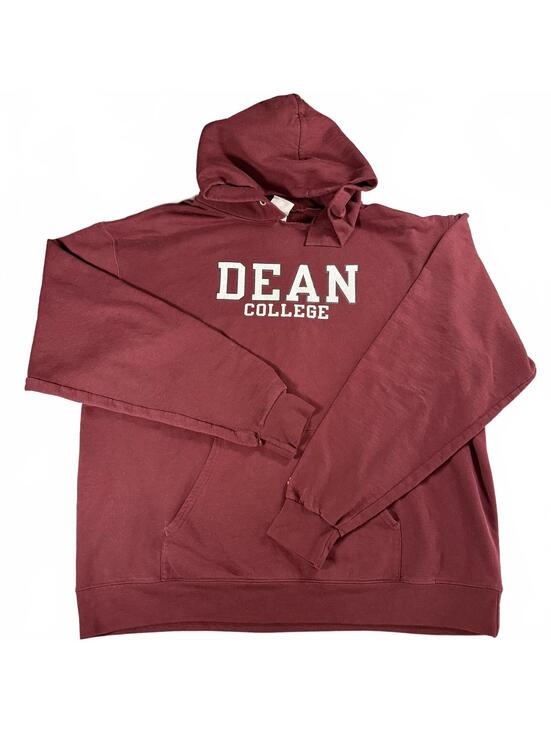 Champion Other - Vintage Champion Eco Fleece Dean College Hoodie Maroon XL - Distressed